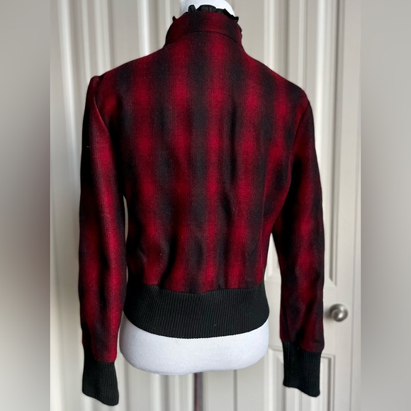 EMMELEE For Francescas Plaid Wool Blend Jacket - Picture 3 of 7